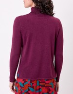 Turtleneck knit sweater femme La Fiancée