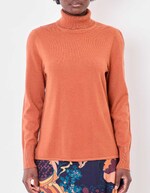 Turtleneck knit sweater femme La Fiancée