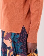 Turtleneck knit sweater femme La Fiancée