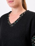 Plain sleeveless knitted sweater femme La Fiancée