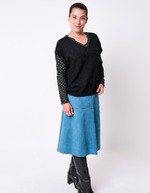 Plain sleeveless knitted sweater femme La Fiancée