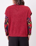 Plain sleeveless knitted sweater femme La Fiancée