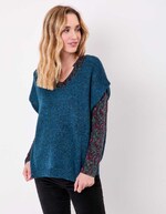 Plain sleeveless knitted sweater femme La Fiancée