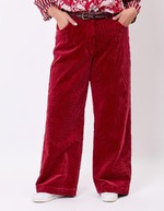 Wide-leg corduroy trousers femme La Fiancée