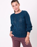 Fancy knit sweater femme La Fianc&eacute;e