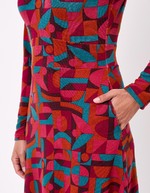 Jersey knit midi dress femme La Fiancée