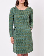 Short jacquard knit dress femme La Fiancée