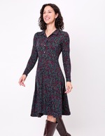 Jersey knit shirt dress femme La Fiancée