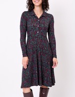 Jersey knit shirt dress femme La Fiancée