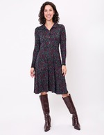Jersey knit shirt dress femme La Fiancée