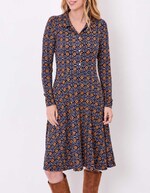 Jersey knit shirt dress femme La Fiancée