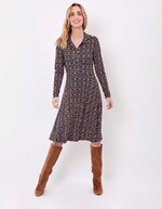 Jersey knit shirt dress femme La Fiancée