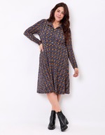 Jersey knit shirt dress femme La Fiancée