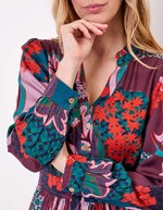 Flowy flared midi dress femme La Fianc&eacute;e