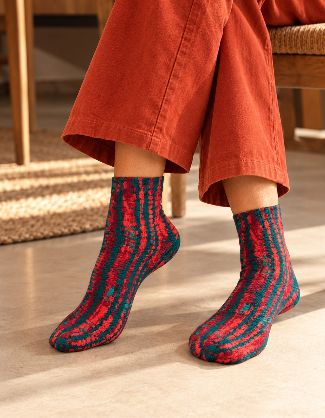 Printed socks femme La Fiancée
