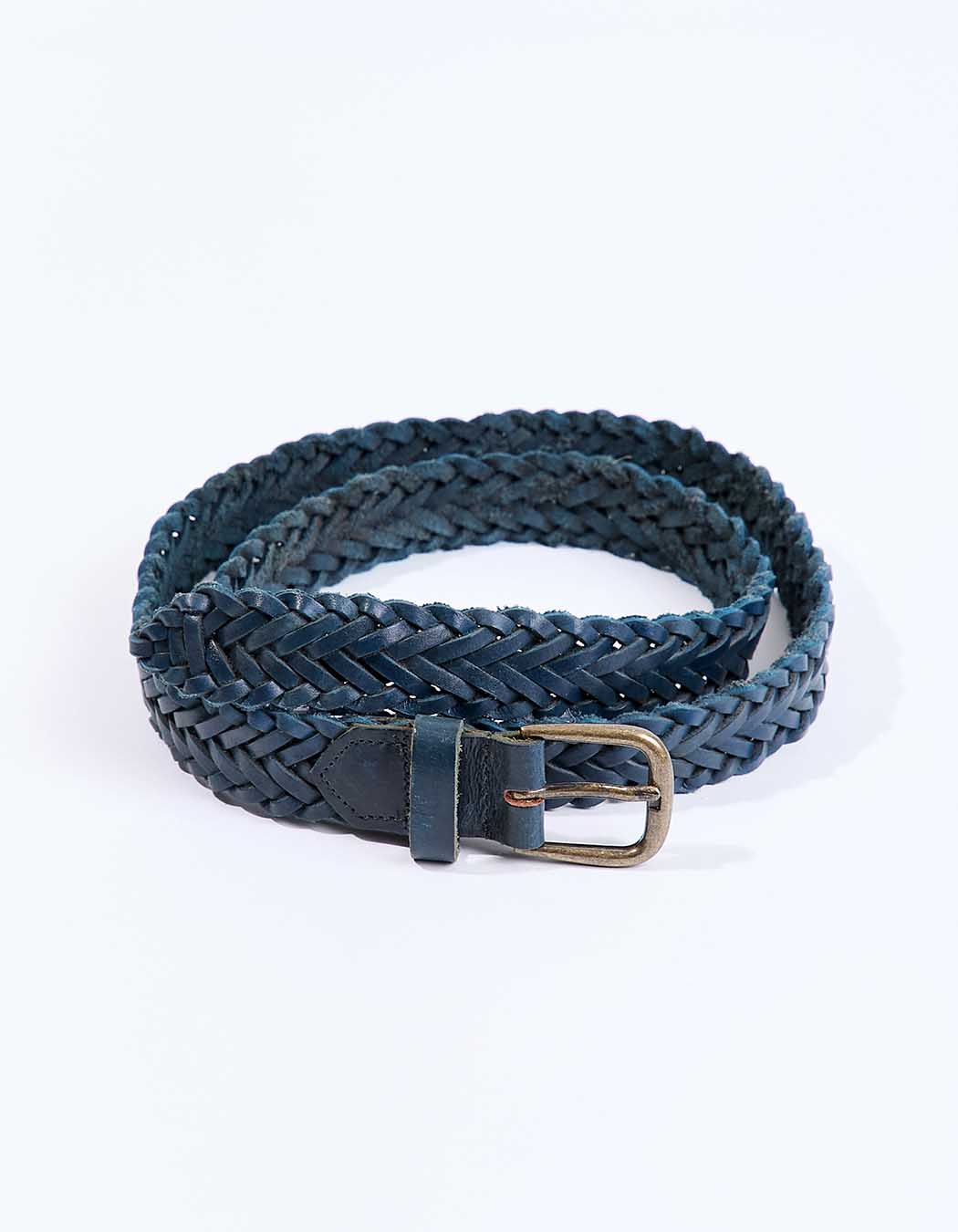 Braided leather belt femme La Fianc&eacute;e