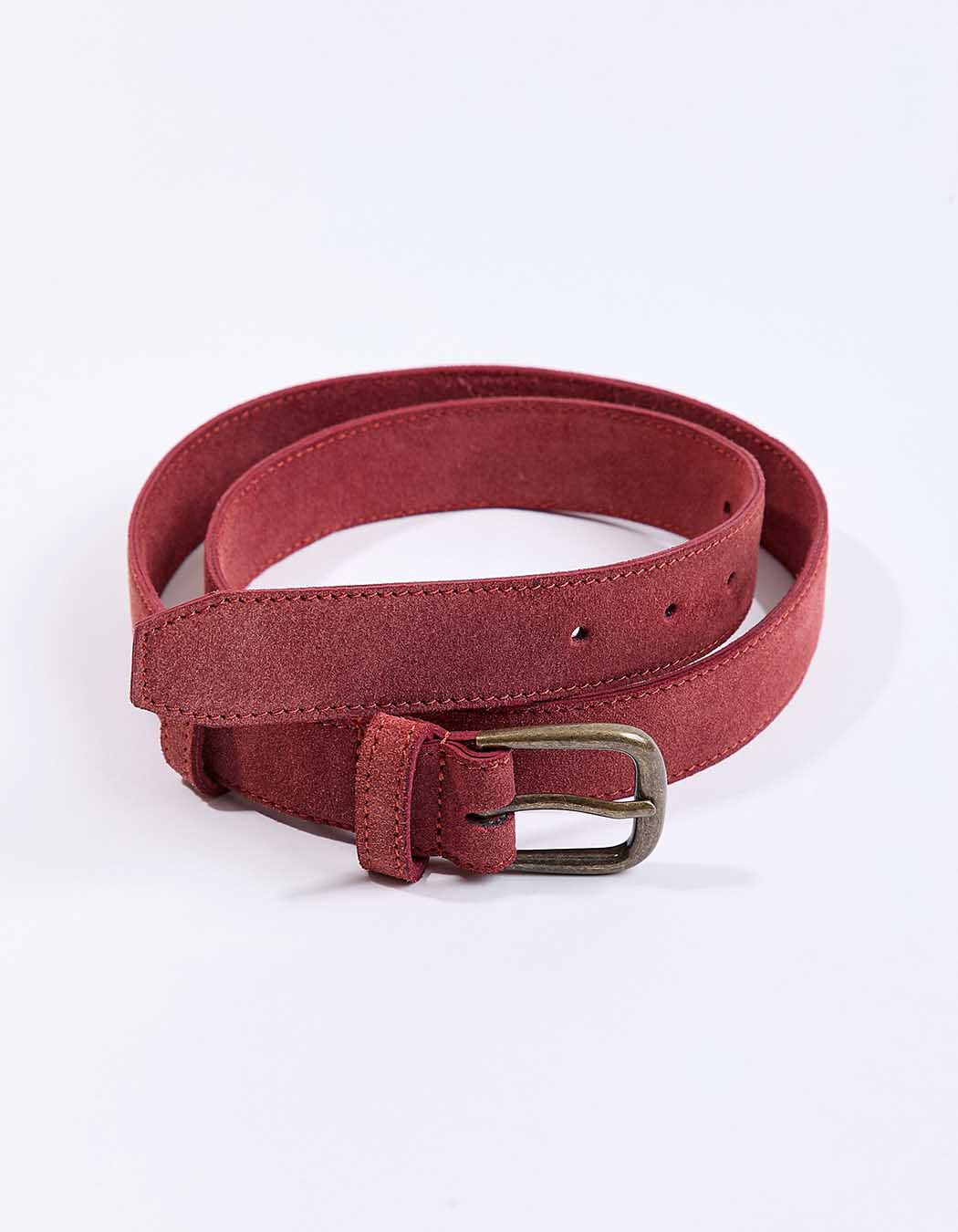 Suede leather belt femme La Fiancée