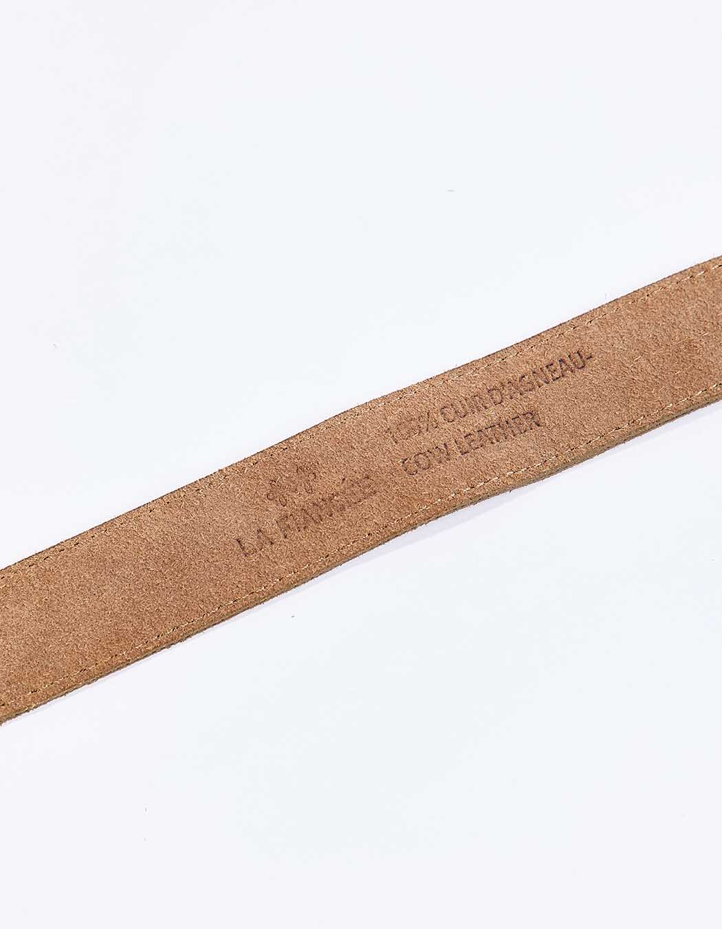 Suede leather belt femme La Fiancée