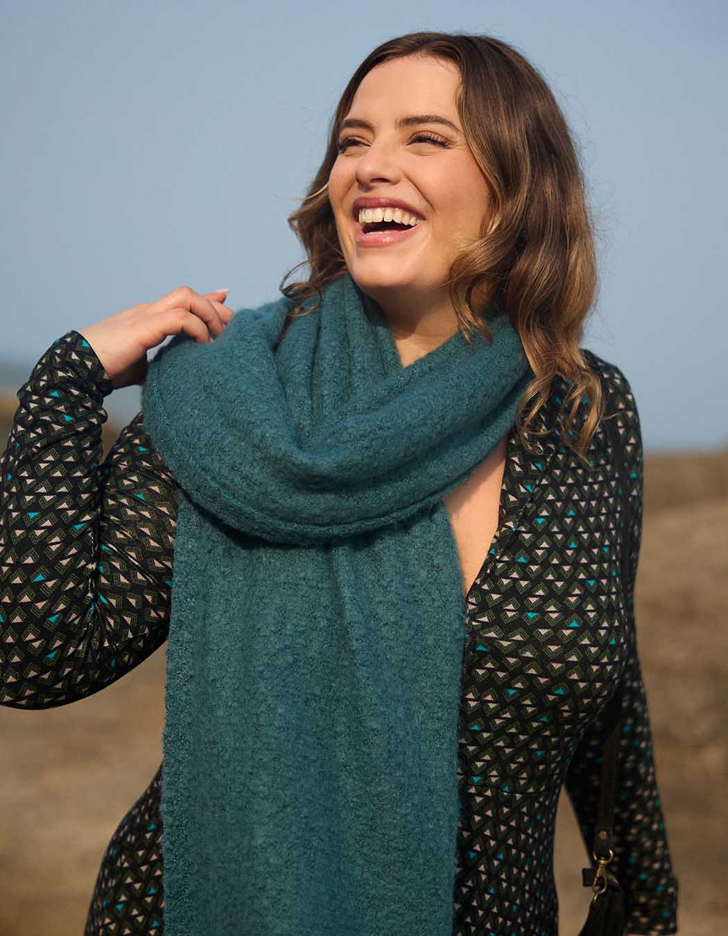 Large recycled scarf femme La Fianc&eacute;e