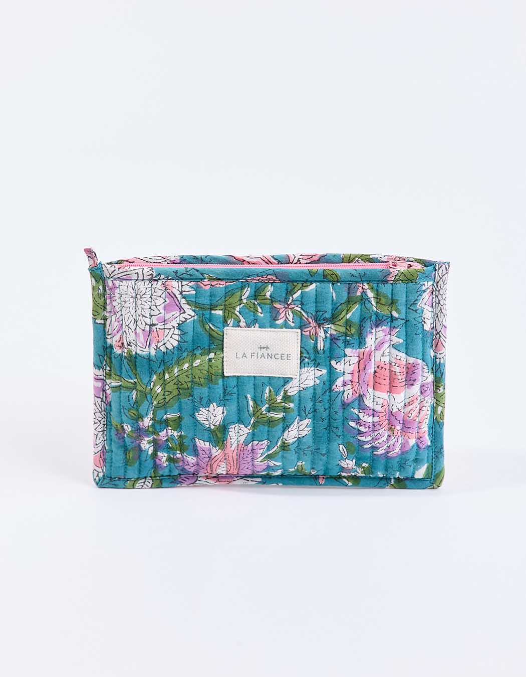Small quilted cotton pouch femme La Fiancée
