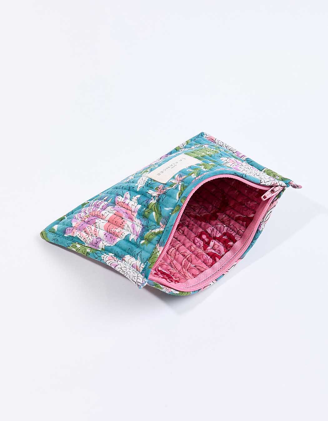 Small quilted cotton pouch femme La Fiancée