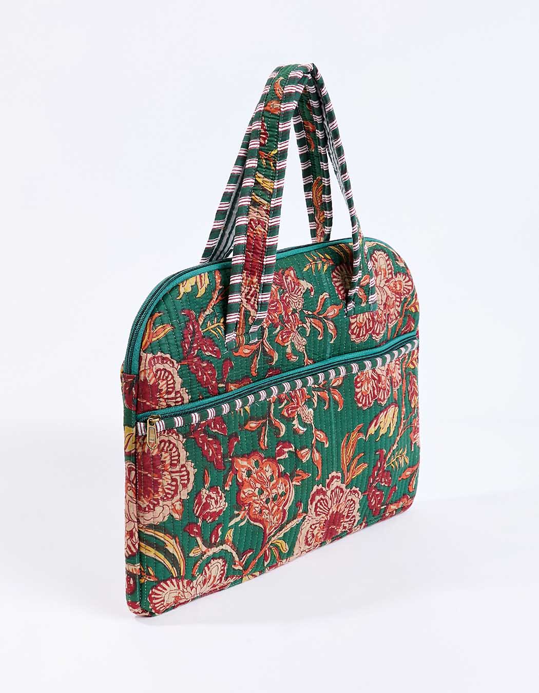 Quilted laptop bag femme La Fiancée