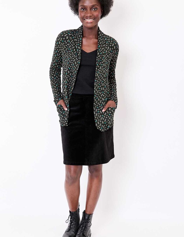 Soft jersey knit jacket femme La Fianc&eacute;e