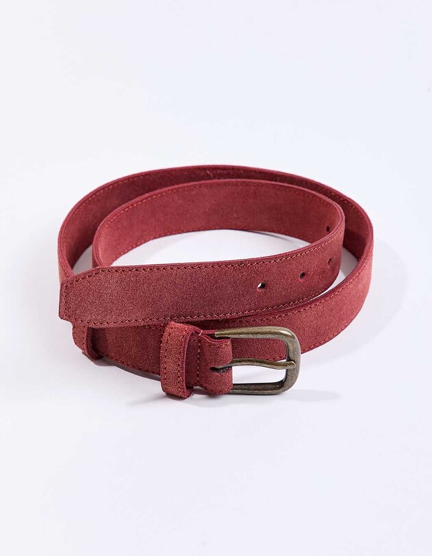 Suede leather belt MAZI
