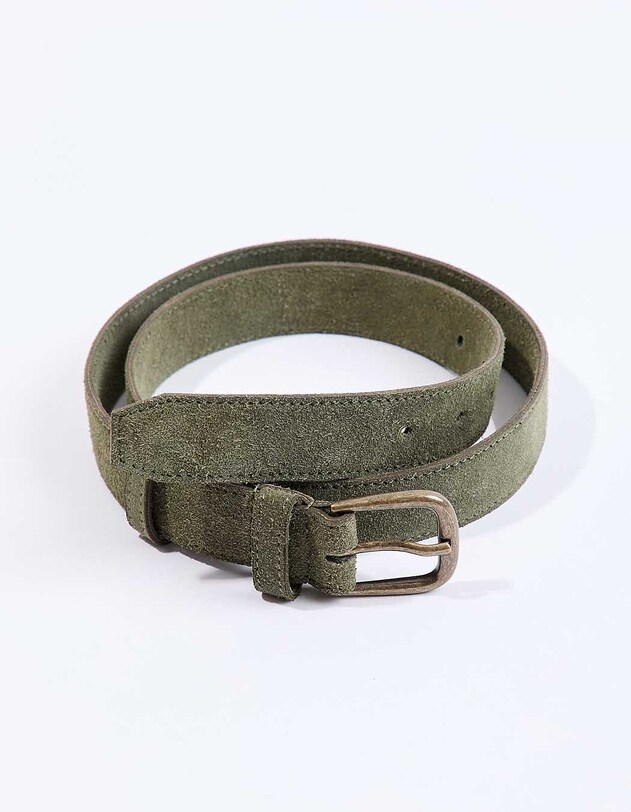Suede leather belt femme La Fianc&eacute;e