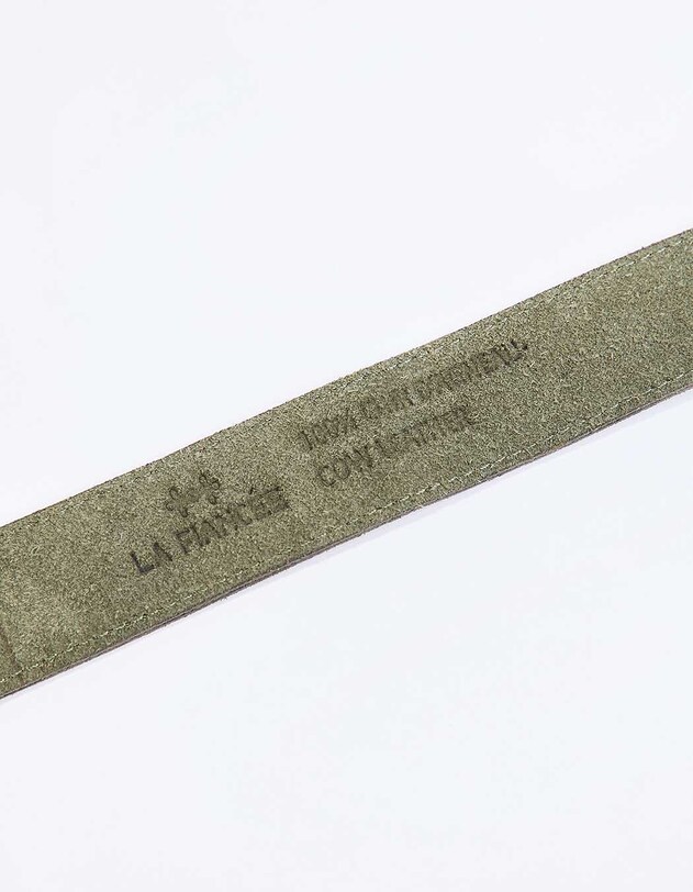 Suede leather belt femme La Fianc&eacute;e