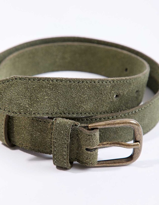 Suede leather belt femme La Fianc&eacute;e