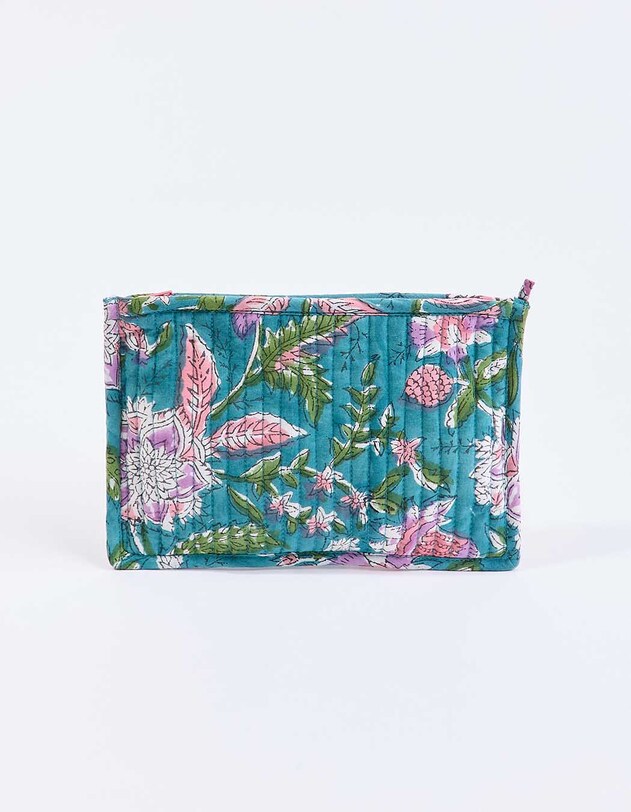 Small quilted cotton pouch femme La Fianc&eacute;e