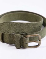 Suede leather belt femme La Fiancée