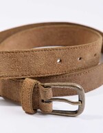 Suede leather belt femme La Fiancée