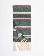 Striped fringed scarf femme La Fiancée