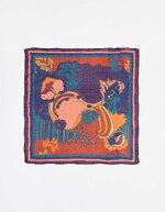 Printed silk neckerchief femme La Fiancée