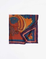 Printed silk neckerchief femme La Fiancée
