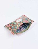 Small quilted cotton pouch femme La Fiancée