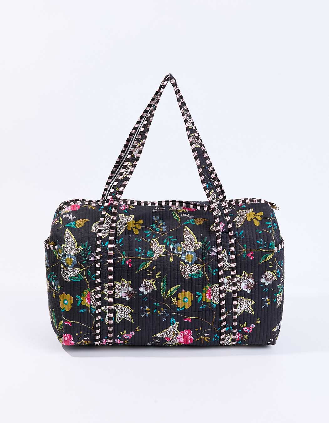 Printed bowling-style weekend bag femme La Fiancée