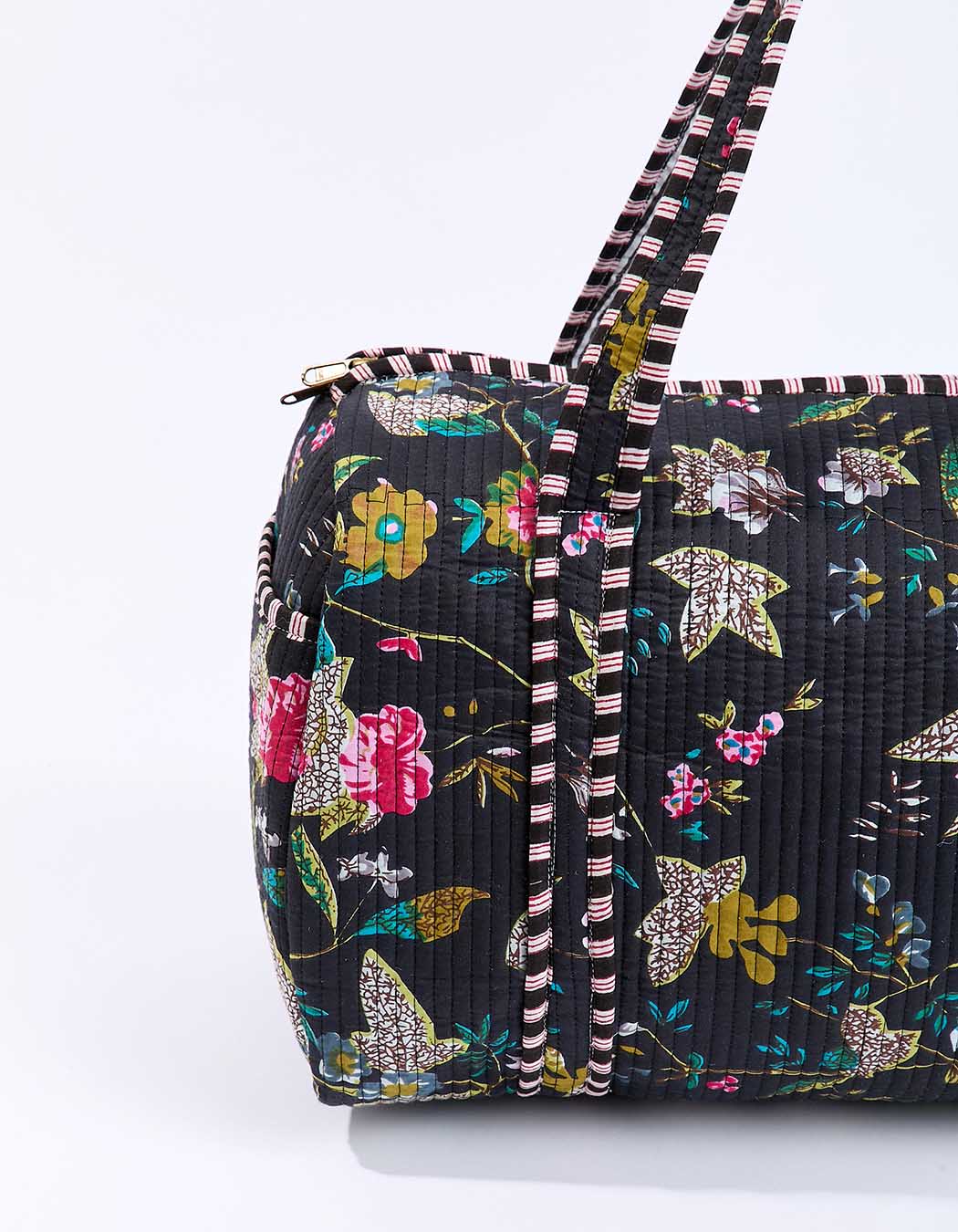 Printed bowling-style weekend bag femme La Fiancée