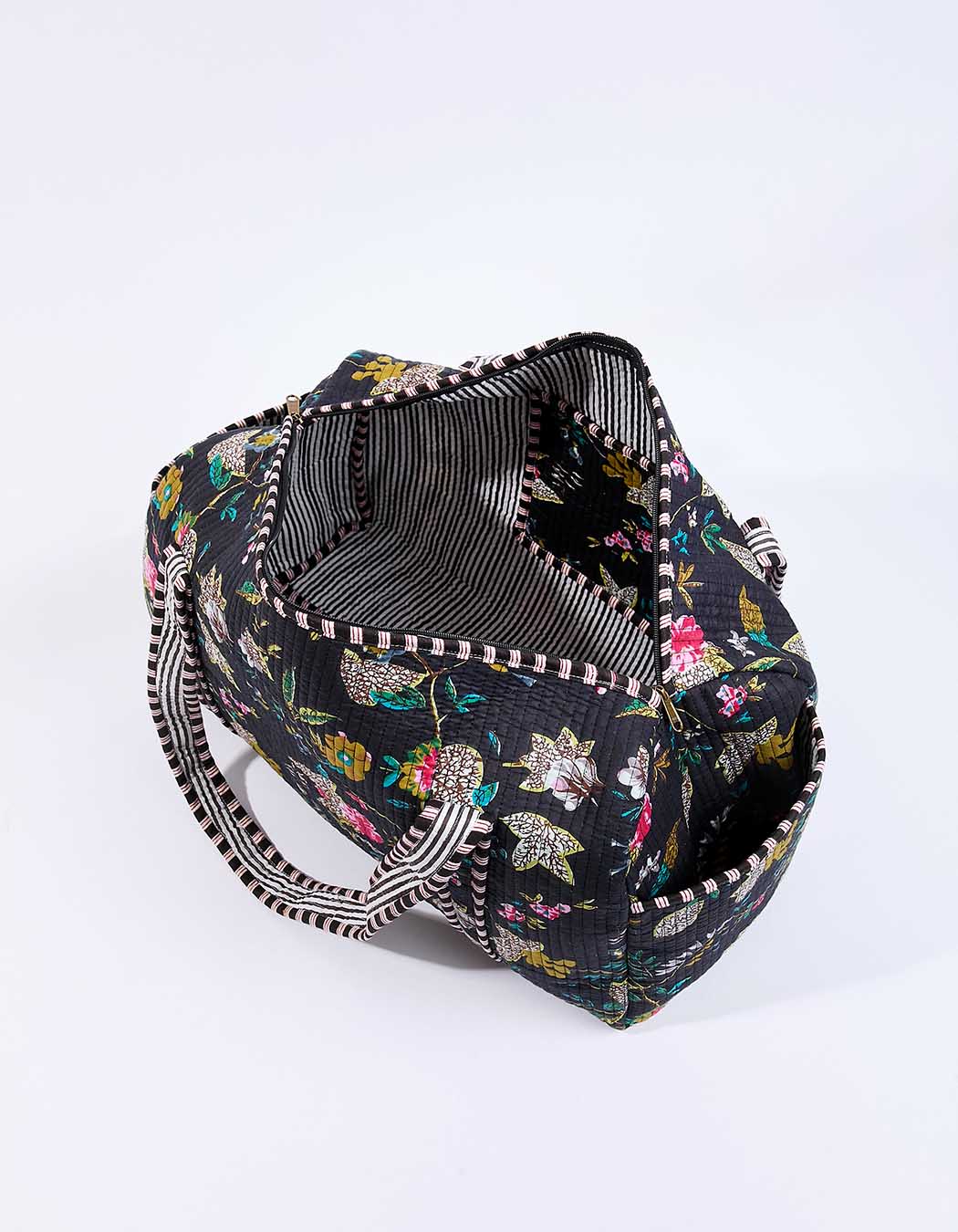 Printed bowling-style weekend bag femme La Fiancée