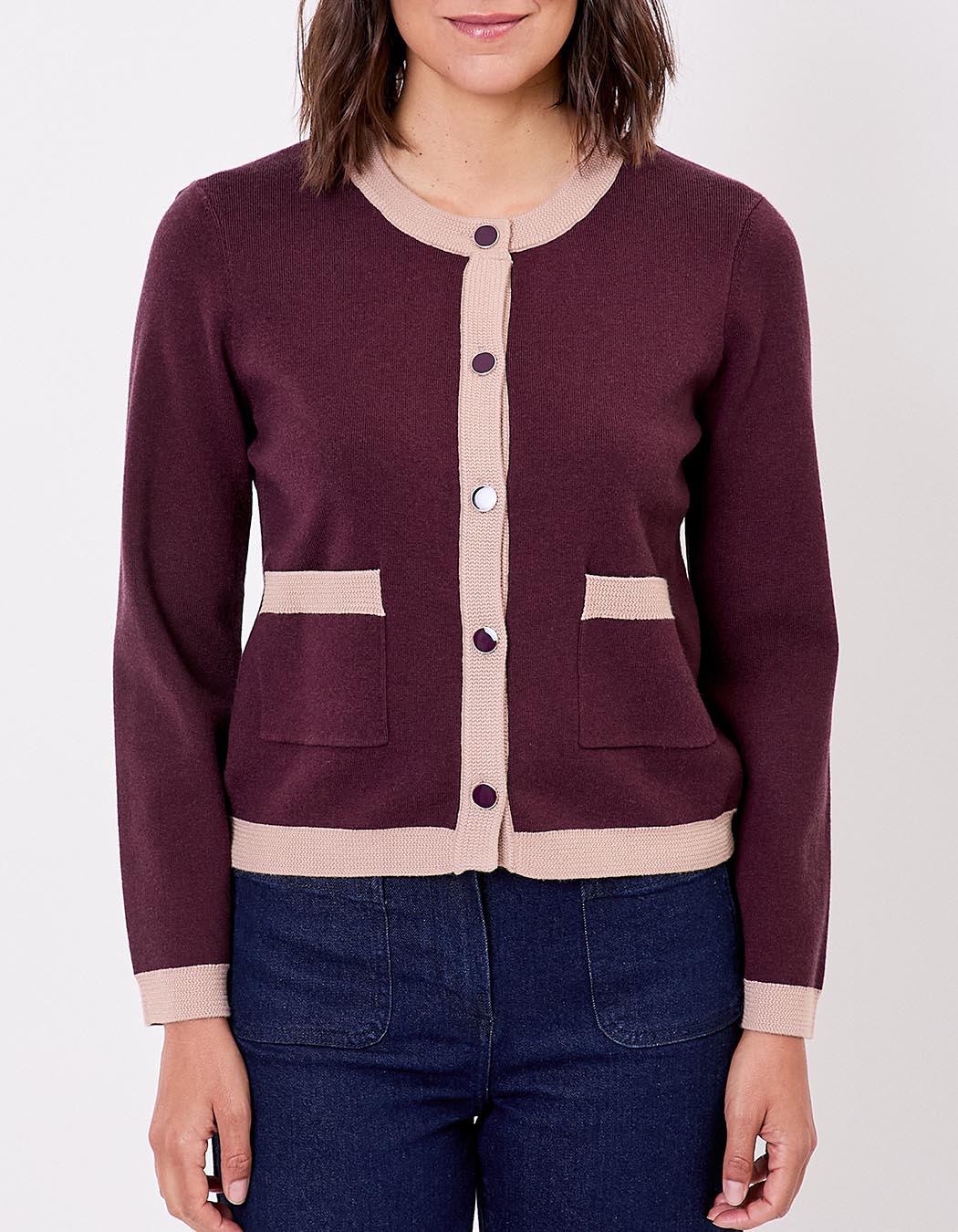 Compact knit cardigan jacket femme Princesse Nomade