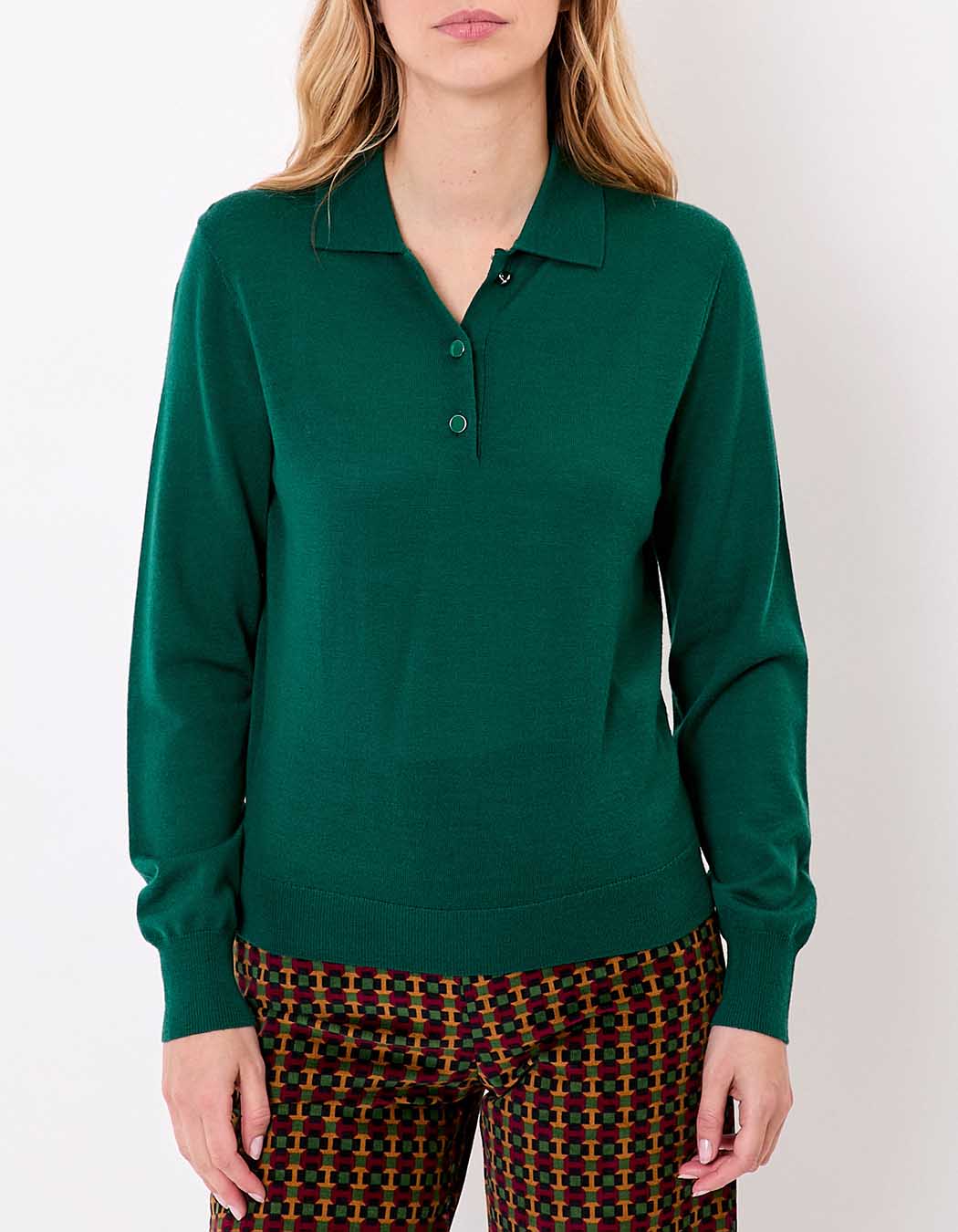 Merino wool polo-neck sweater femme Princesse Nomade