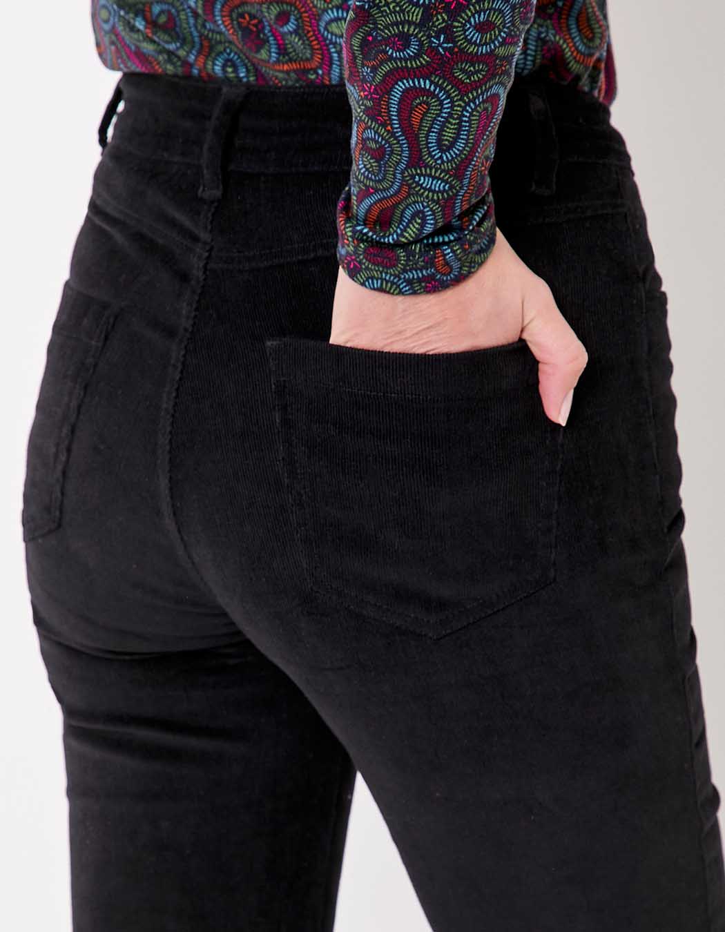 Organic corduroy flare trousers femme Princesse Nomade