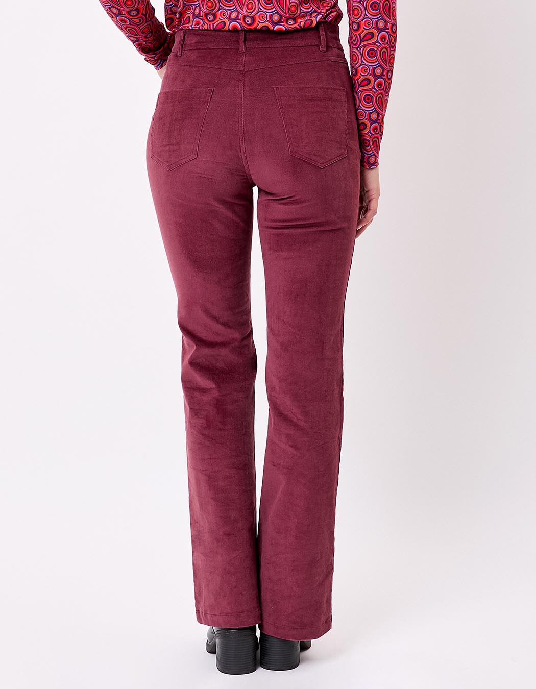 Organic corduroy flare trousers femme Princesse Nomade