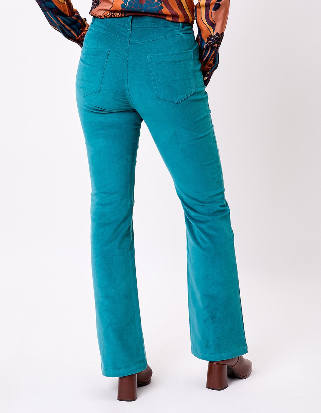 Organic corduroy flare trousers femme Princesse Nomade