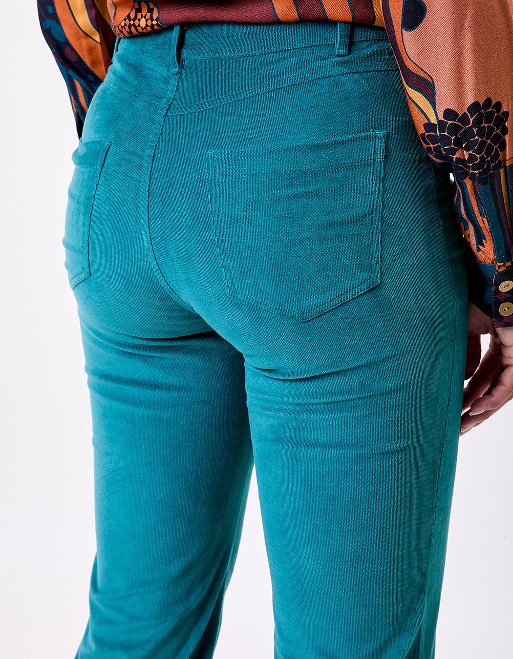 Organic corduroy flare trousers femme Princesse Nomade