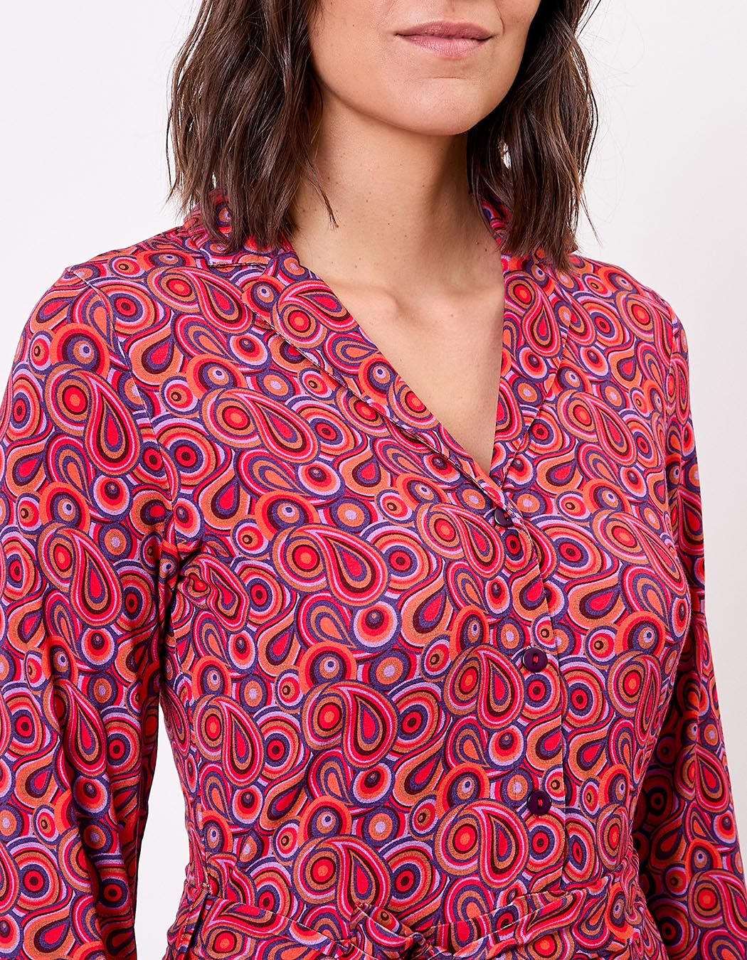 Belted flowy knit dress femme Princesse Nomade