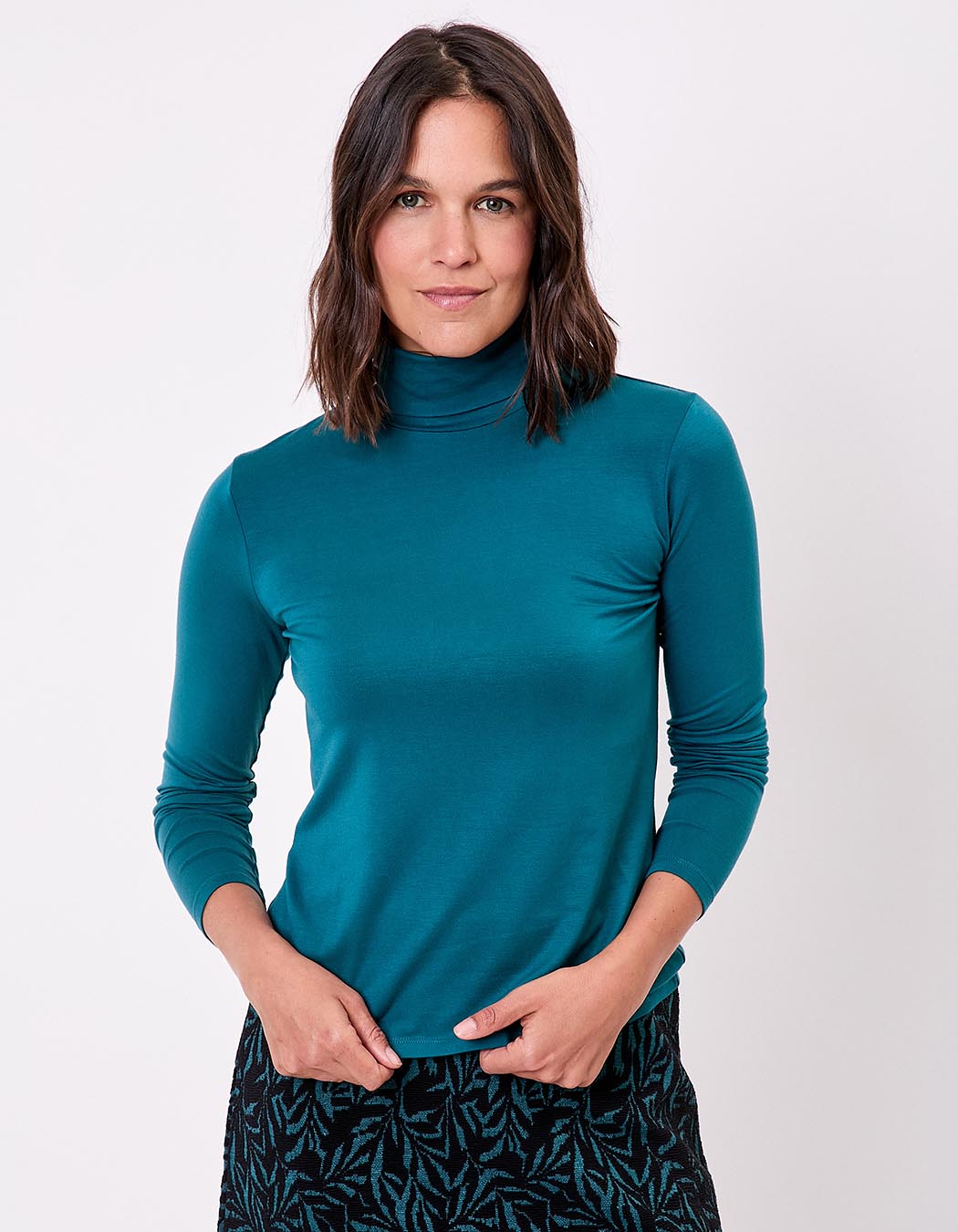 Flowy turtleneck T-shirt femme Princesse Nomade