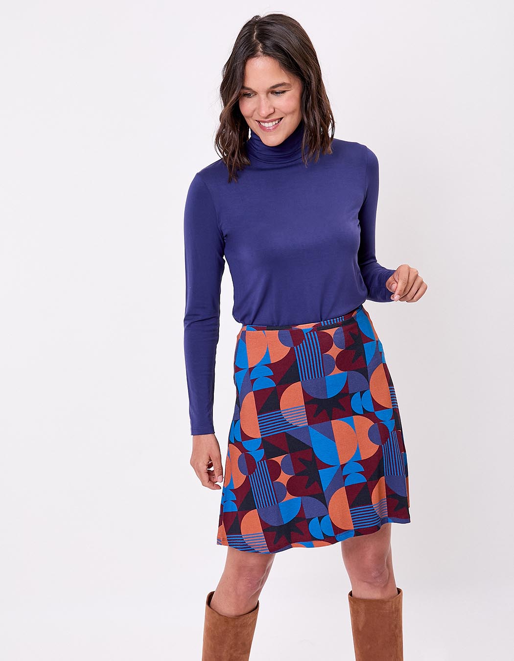 Flowy turtleneck T-shirt femme Princesse Nomade